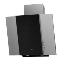 Вытяжка наклонная Irwell 60 (596х118хh717(897)) (Материал Металл/Стекло , Цвет Черный/Черный) в Анапе от производителя 