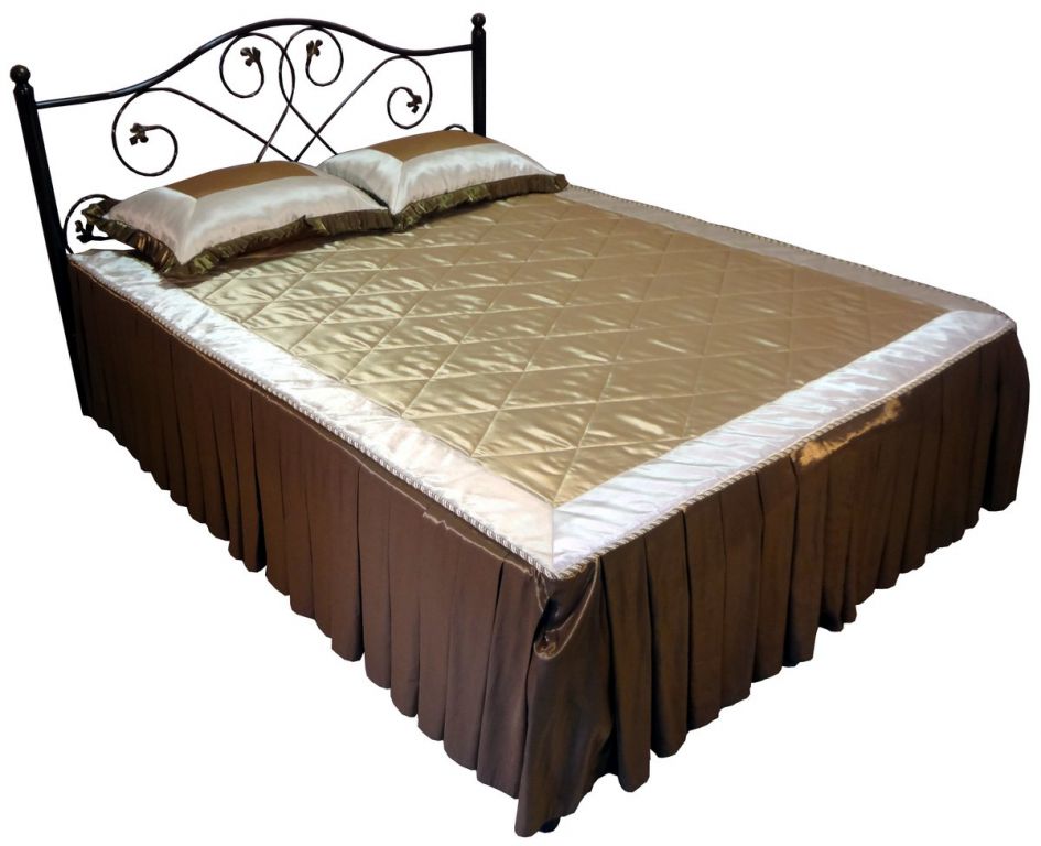 Фото Кровать двуспальная Алиса-1600 (СМ 160х200) основание металл трубка  от производителя Металл-Конструкция в Анапе по цене 15 990 ₽