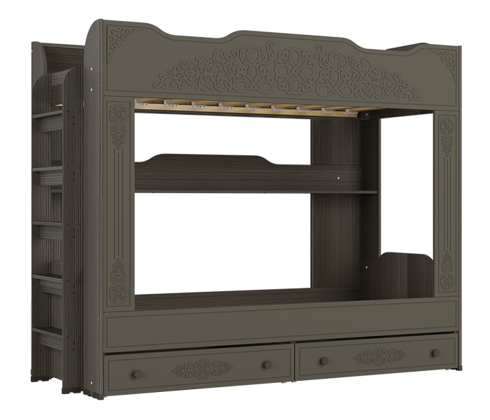 Фото Кровать двухъярусная Ассоль плюс АС-25 (СМ 90х200)  от производителя Компасс в Анапе по цене 46 720 ₽