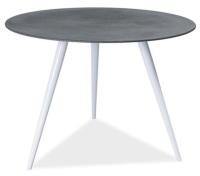 Стол обеденный Signal Evita (металл, стекло-серый,  белый (Signal) ) в Анапе от производителя 
