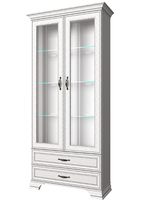 Фото Шкаф с витриной 2V2S Тиффани (Tiffany) от производителя Анрэкс в Анапе по цене 34 770 ₽
