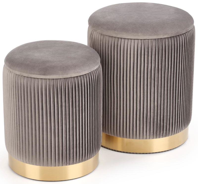 Фото Комплект Halmar Monty (2 пуфа) от производителя Halmar  в Анапе по цене 11&nbsp;440 ₽