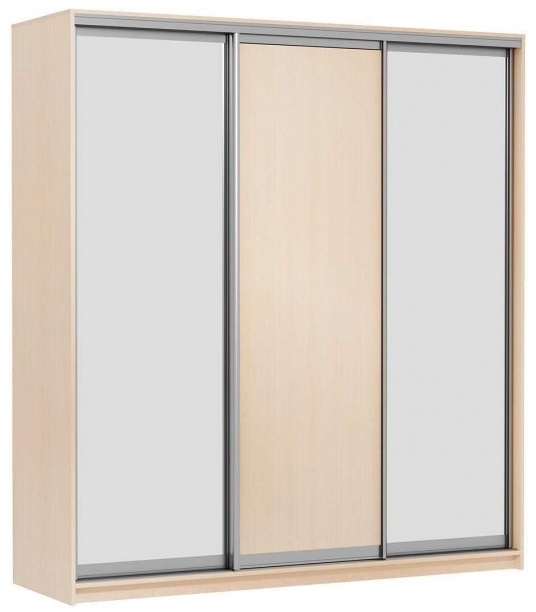 Фото Шкаф-купе Мираж 17 (1,7х0,62 - 3 двери) от производителя Фант-мебель в Анапе по цене 30 890 ₽