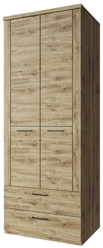 Фото Шкаф 2DG2S Дорсет (Doorset) (80) двухдверный от производителя Анрэкс в Анапе по цене 25 870 ₽