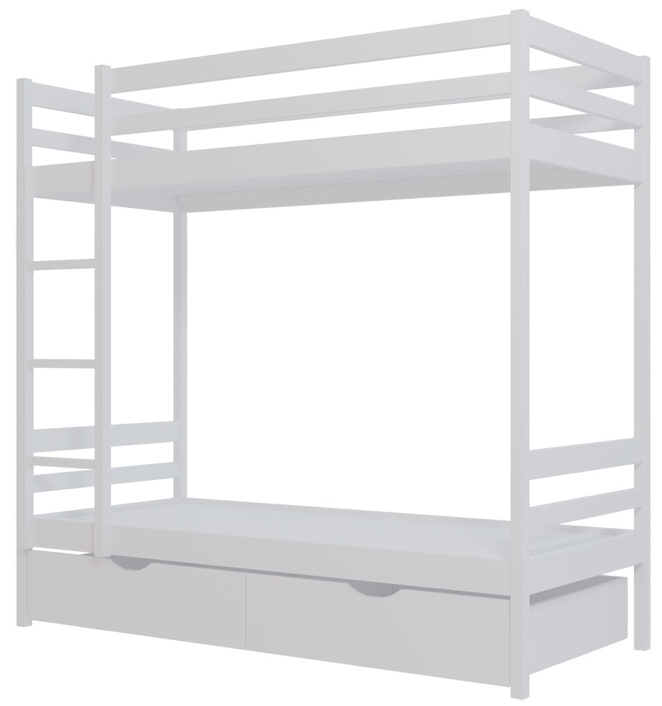 Фото Кровать двухъярусная №1 (СМ 80х190) с основанием от производителя Фант-мебель в Анапе по цене 28&nbsp;620 ₽