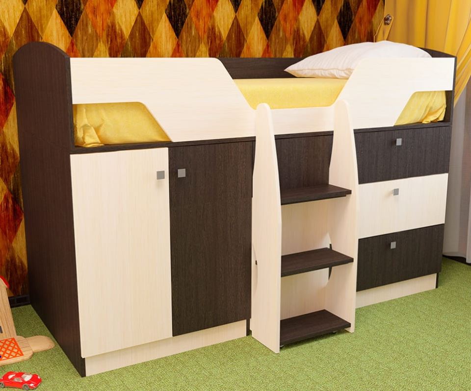 Фото Кровать детская Лимбо (СМ 80х180) от производителя Пирамида в Анапе по цене 19 480 ₽