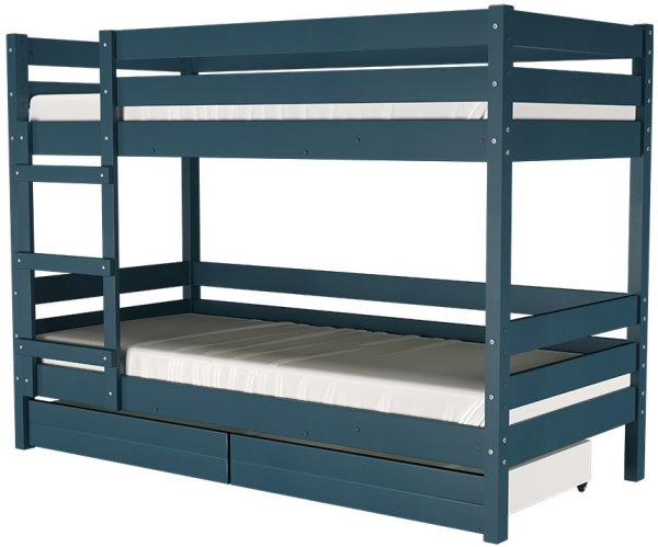 Фото Кровать 2-х ярусная Джуниор (СМ 90х200) с основаниями под матрасы от производителя Браво-мебель в Анапе по цене 32&nbsp;710 ₽