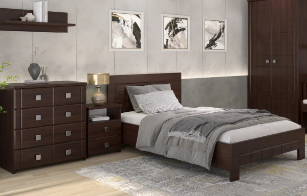 Фото Кровать двуспальная Изабель ИЗ-712К (СМ 160х200) без основания от производителя Компасс в Анапе по цене 20 320 ₽