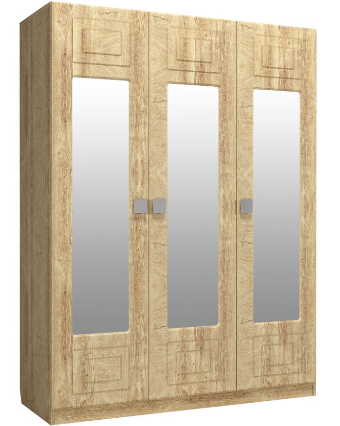Фото Шкаф трехстворчатый Анастасия АН-3К с зеркалом от производителя Компасс в Анапе по цене 47 690 ₽