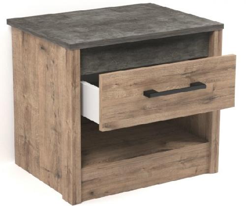Тумба прикроватная Денвер (веллингтон-камень темный, веллингтон-камень темный (СБК) ) в Анапе от производителя 