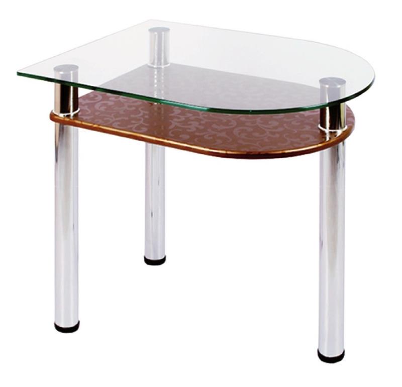 Фото Стол обеденный 4.4 с полкой  от производителя Мебель из стекла в Анапе по цене 4&nbsp;270 ₽