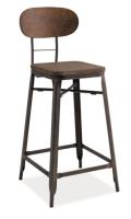 Стул барный Signal Lope ( Обивка стула:дерево, темный орех, графит (Signal) ) в Анапе от производителя 