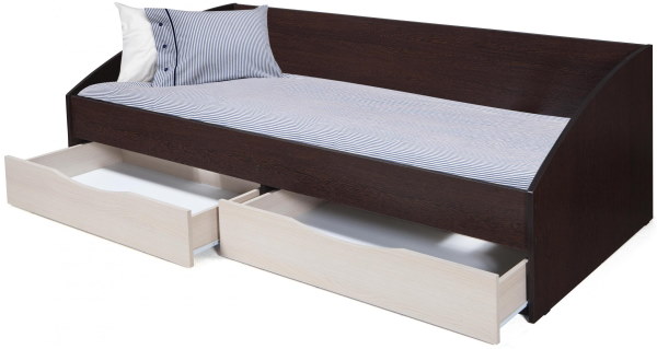 Фото Кровать односпальная Фея-3 (симметричная) (СМ 90х200) с основанием от производителя Олмеко в Анапе по цене 14&nbsp;030 ₽