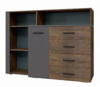 Фото mebel-dlya-gostinits комод комбинированный куба (с приставкой) производитель Браво-мебель