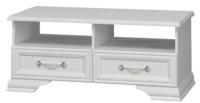 Тумба для ТВ Грация (2 ящ) (белый, белый (Браво-мебель) ) в Анапе от производителя 