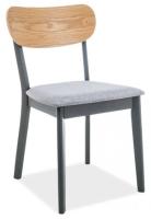 Стул Signal Vitro ( Обивка стула:ткань, графит/дуб, серый (Signal) ) в Анапе от производителя 