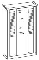 Фото  шкаф прованс (138) трехдверный производитель Ставрополь Мебель