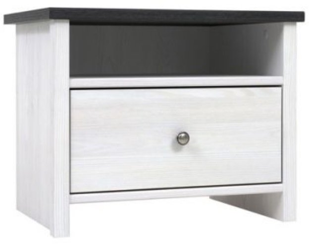 Фото Тумба прикроватная Порто KOM1S/50 от производителя Black Red White (БРВ) в Анапе по цене 5 960 ₽
