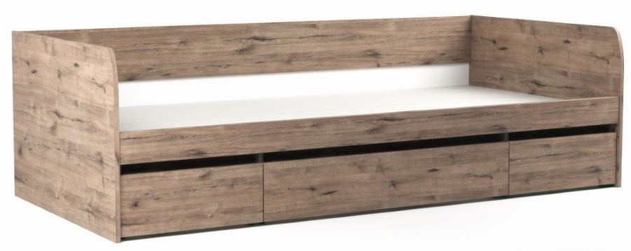 Фото Кровать односпальная Денвер (СМ 90х200) с ящиками с основанием от производителя СБК в Анапе по цене 25 200 ₽