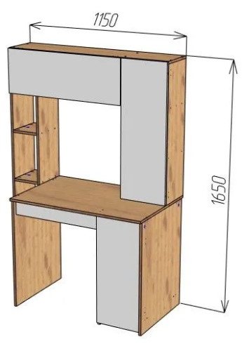 Фото Стол компьютерный СК-64  от производителя Пирамида в Анапе по цене 8 860 ₽