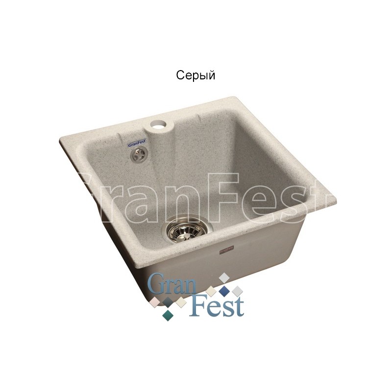 Фото Мойка Granfest GF-P420 (ГР 420х420хh200) (шир.ящ.min 400) от производителя Granfest в Анапе по цене 3 680 ₽