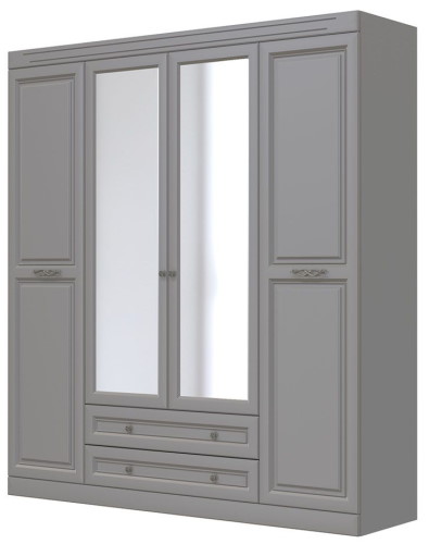 Фото Шкаф Олимп ШР-4 (201) четырехдверный от производителя Браво-мебель в Анапе по цене 57 900 ₽