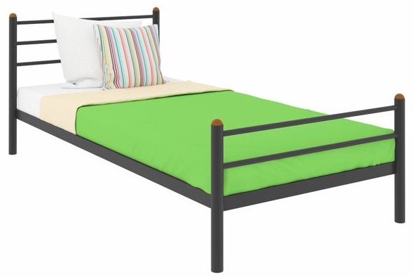 Фото Кровать односпальная Милана Plus (СМ 120х200) трубка металл от производителя Милсон в Анапе по цене 12 440 ₽