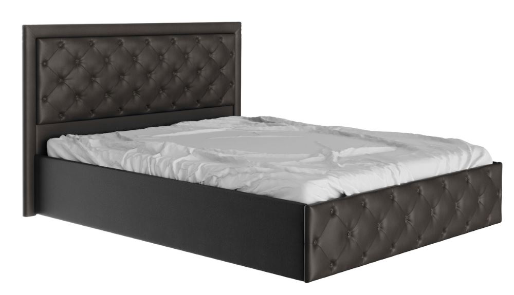 Фото Кровать двуспальная Мишель (СМ 160х200) с подъемным механизмом (пуговицы) от производителя Бон-мебель в Анапе по цене 33&nbsp;480 ₽