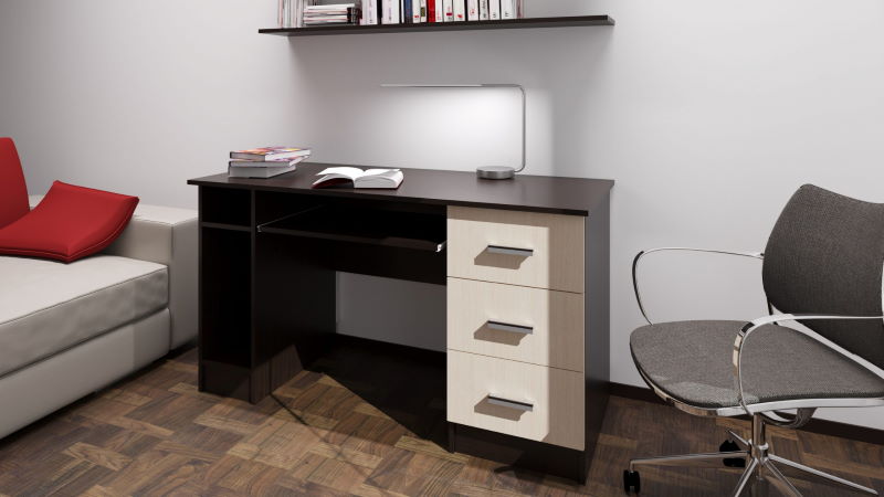 Фото Стол компьютерный ПКС-4 (1,4) от производителя ПАМИР в Анапе по цене 6&nbsp;940 ₽