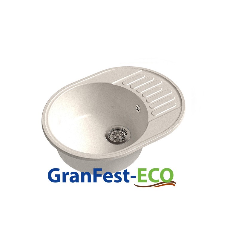 Фото Мойка Granfest eco-58 (ГР 620х480хh200) (шир.ящ.min 600) без сифона от производителя Granfest в Анапе по цене 3 020 ₽