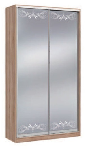 Фото Шкаф-купе Оскар 1.2 (1,2х0,6х2,3 - 2 двери) от производителя Мебель Маркет в Анапе по цене 43 890 ₽