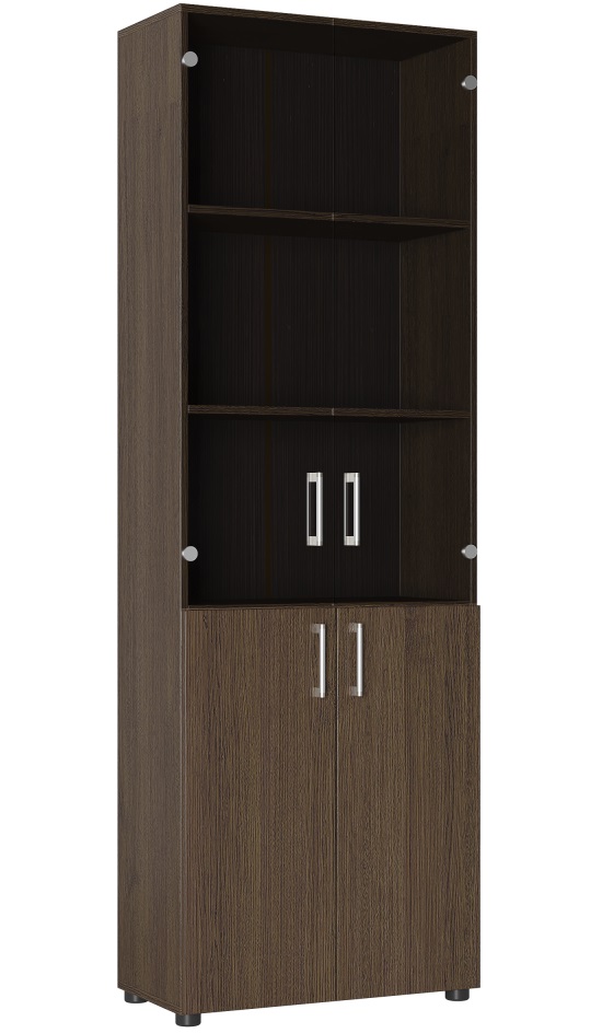 Фото Шкаф со стеклом Офис ОФ-303К от производителя Компасс в Анапе по цене 16&nbsp;360 ₽