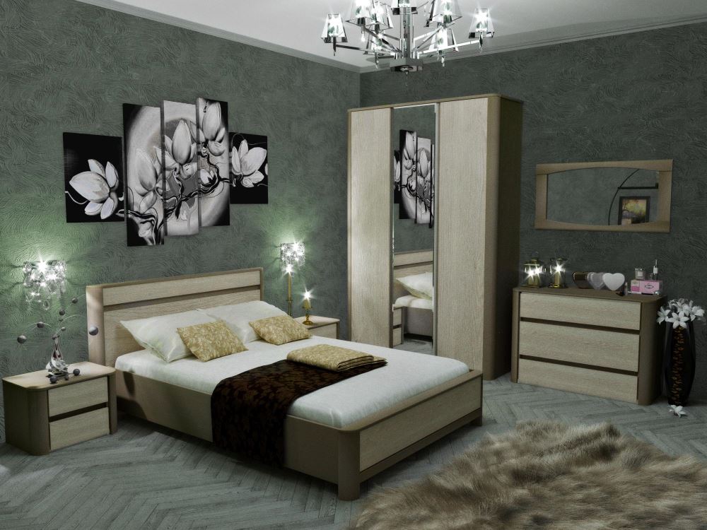 Фото Кровать двуспальная Лацио NEW (СМ 160х200) без основания от производителя СБК в Анапе по цене 19 460 ₽