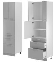 Кухня Монс пенал ПСВ-63 (белый, графит,(Леко)) в Анапе от производителя 