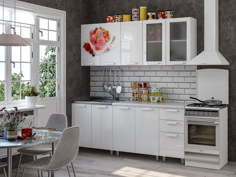Фото Кухня Айс-крим (2,0) от производителя БТС  в Анапе по цене 35 660 ₽