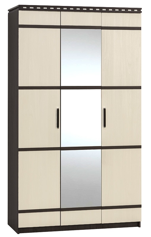 Фото Шкаф Ольга-13 (126) трехдверный  от производителя Фант-мебель в Анапе по цене 18&nbsp;040 ₽