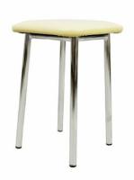 Табурет Т5 ( Обивка стула:кожзам , хром, в ассортименте, квадратное (Европа-Д) ) в Анапе от производителя 