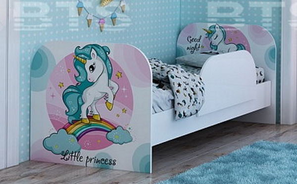 Фото Кровать детская Тойс КР-08 (СМ 80х180) от производителя БТС  в Анапе по цене 10&nbsp;440 ₽