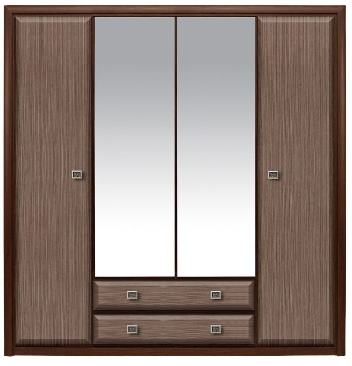 Фото Шкаф Коен SZF4D2S (214) четырехдверный от производителя Black Red White (БРВ) в Анапе по цене 60&nbsp;370 ₽