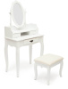Фото Стол туалетный с пуфом NY-V3024 от производителя Tetchair в Анапе по цене 19&nbsp;780 ₽