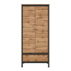 Фото Шкаф Loft SZF2D1S (62) двухдверный от производителя Black Red White (БРВ) в Анапе по цене 26&nbsp;620 ₽