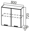 Фото Кухня Арабика шкаф навесной Ш800 от производителя SV-мебель в Анапе по цене 3&nbsp;610 ₽