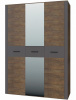Фото Шкаф Куба ШР-3 (152) с зеркалом трехдверный от производителя Браво-мебель в Анапе по цене 34&nbsp;620 ₽