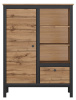 Фото Шкаф Loft REG1D1S/90 от производителя Black Red White (БРВ) в Анапе по цене 16&nbsp;360 ₽