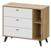 Фото Комод комбинированный Милан (3 ящика) от производителя SV-мебель в Анапе по цене 7&nbsp;860 ₽