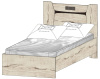 Фото Кровать односпальная Мале (СМ 90х200) без основания от производителя СБК в Анапе по цене 10&nbsp;620 ₽